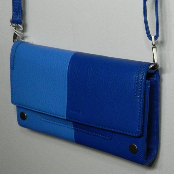 Hammitt $395 AJ Crossbody Clutch Oasis Blue NWT! - Picture 6 of 7